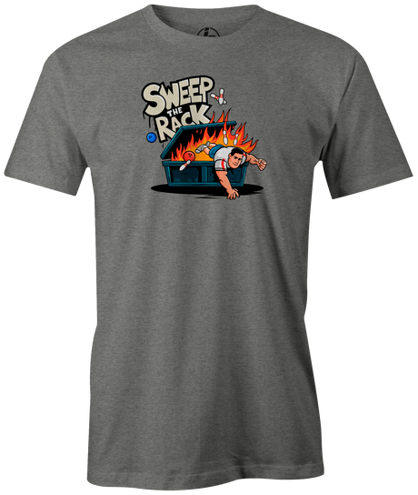 sweep the rack bowling podcast dumpster diving tee tshirt t-shirt mike big brooklyn rob