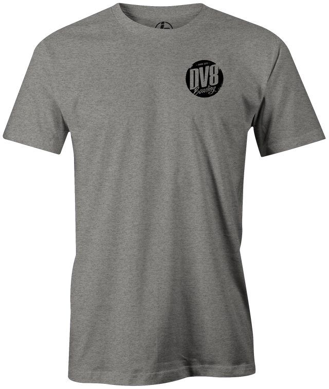 DV8 Bowling Practice Tee Hit the lanes in this awesome Inside Bowling T-shirt and be a part of the team! League bowling Team shirt. Junior Gold. PBA. PWBA. tee, tee shirt, tee-shirt, tshirt, t shirt, tournament shirt. Cool, novelty. Men's. 