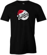 Ebonite Bowling Santa Hat Holiday T-shirt