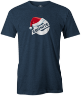 Ebonite Bowling Santa Hat Holiday T-shirt