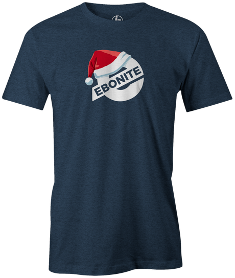 Ebonite Bowling Santa Hat Holiday T-shirt