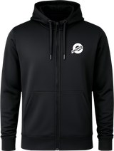 Ebonite White Full Zip Hoodie