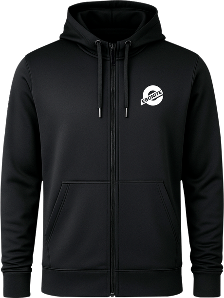 Ebonite White Full Zip Hoodie