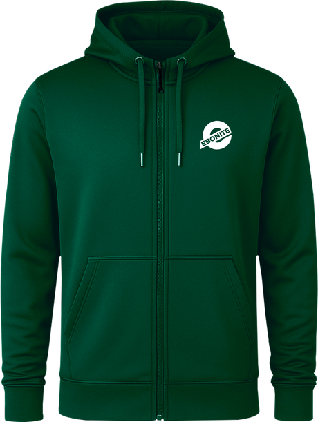 Ebonite White Full Zip Hoodie