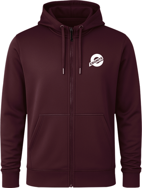 Ebonite White Full Zip Hoodie