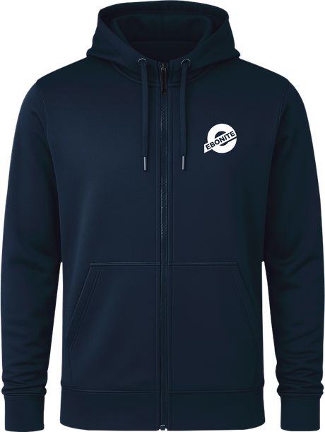 Ebonite White Full Zip Hoodie