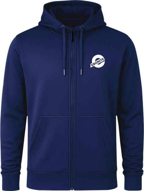 Ebonite White Full Zip Hoodie