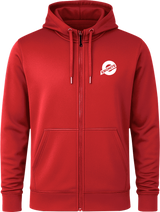 Ebonite White Full Zip Hoodie