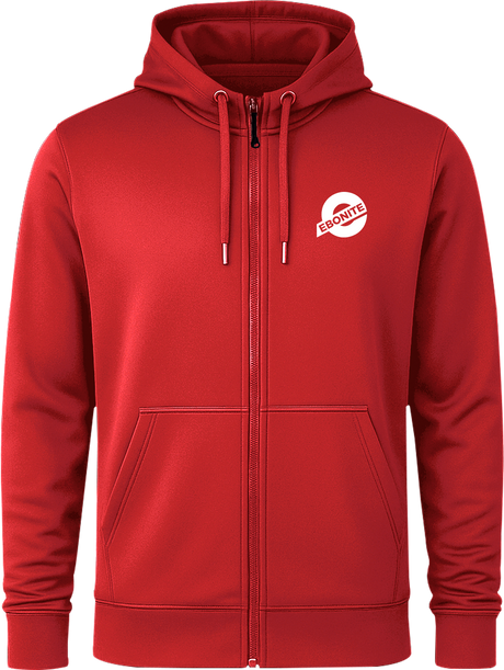 Ebonite White Full Zip Hoodie