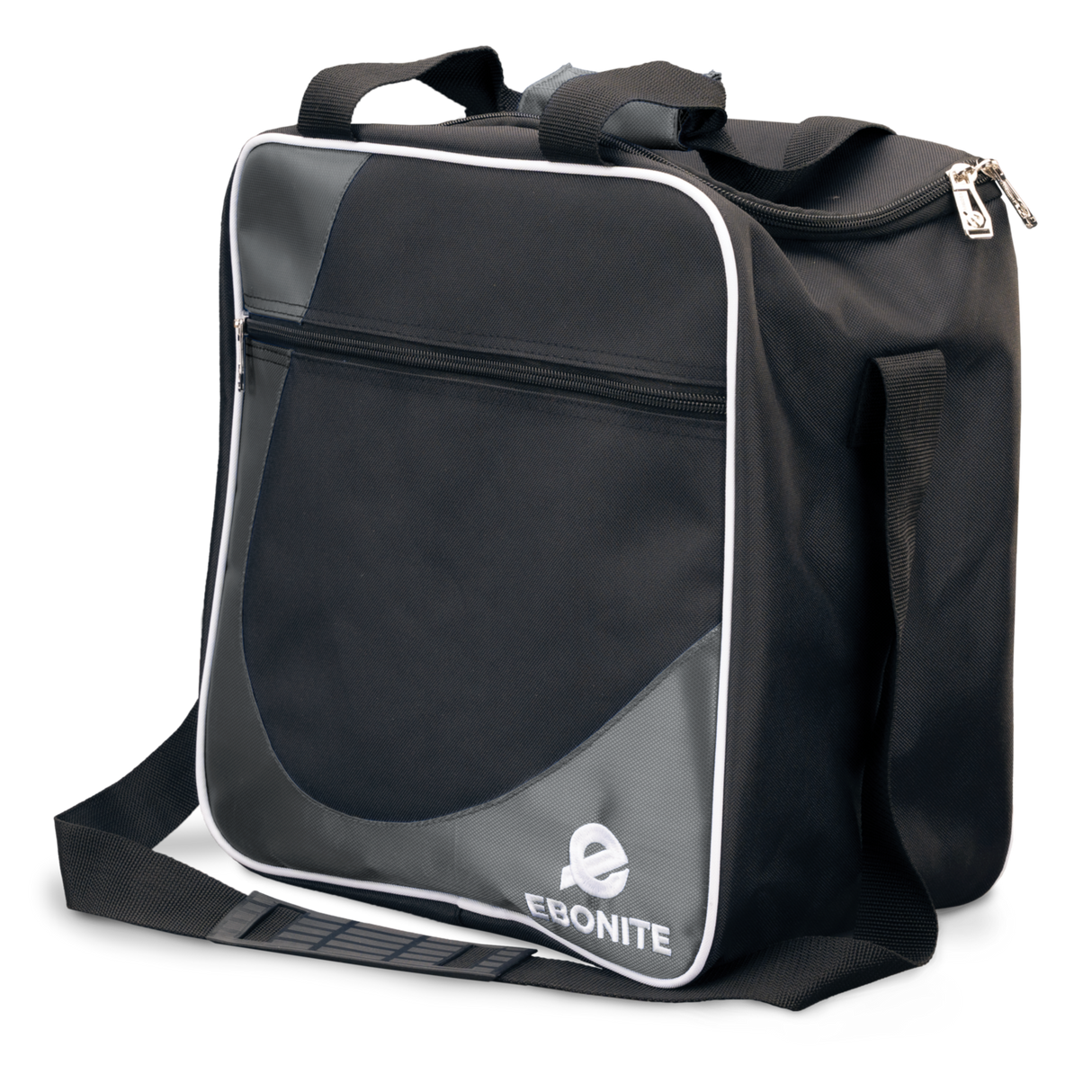 ebonite single tote bag grey tournament league