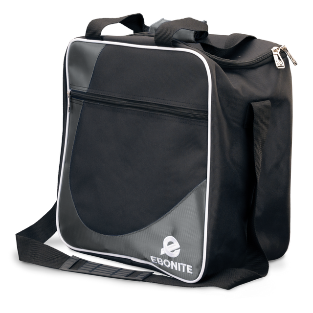 ebonite single tote bag grey tournament league