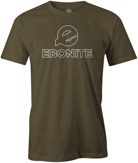 Do you love Ebonite? We do too. Wear the "E" with pride! Hit the lanes in this awesome Ebonite t-shirt and show everyone that you are a part of of the team!  Tshirt, tee, tee-shirt, tee shirt, Pro shop. League bowling team shirt. PBA. PWBA. USBC. Junior Gold. Youth bowling. Tournament t-shirt. Men's. Bowling Ball. 