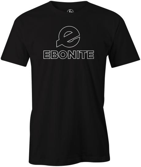 Do you love Ebonite? We do too. Wear the "E" with pride! Hit the lanes in this awesome Ebonite t-shirt and show everyone that you are a part of of the team!  Tshirt, tee, tee-shirt, tee shirt, Pro shop. League bowling team shirt. PBA. PWBA. USBC. Junior Gold. Youth bowling. Tournament t-shirt. Men's. Bowling Ball. 