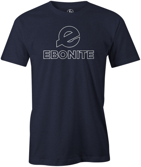 Do you love Ebonite? We do too. Wear the "E" with pride! Hit the lanes in this awesome Ebonite t-shirt and show everyone that you are a part of of the team!  Tshirt, tee, tee-shirt, tee shirt, Pro shop. League bowling team shirt. PBA. PWBA. USBC. Junior Gold. Youth bowling. Tournament t-shirt. Men's. Bowling Ball. 