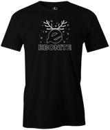 Ebonite White Antler Holiday T-shirt