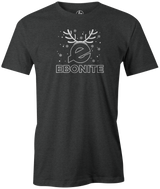 Ebonite White Antler Holiday T-shirt
