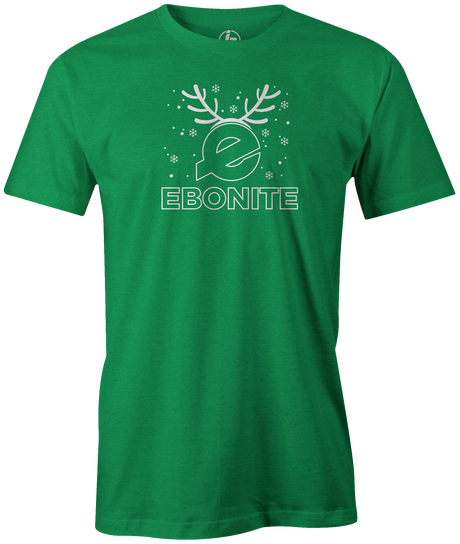 Ebonite White Antler Holiday T-shirt