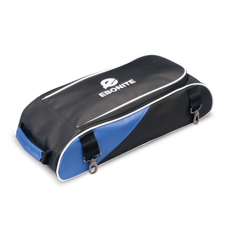 Ebonite Shoe Bag Black Blue (Designed for Ebonite Triple Tote Bowling Bag)