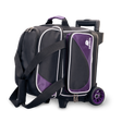 purple ebonite single roller bag travel tournament league