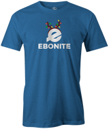 Ebonite Bowling White Logo Holiday T-shirt