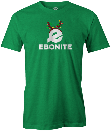 Ebonite Bowling White Logo Holiday T-shirt