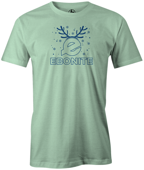 Ebonite Blue Antler Holiday T-shirt