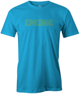 Ebonite Emerge. A tee that just does the right thing and helps you strike a lot! Tshirt, tee, tee-shirt, tee shirt, Pro shop. League bowling team shirt. PBA. PWBA. USBC. Junior Gold. Youth bowling. Tournament t-shirt. Men's. Bowling Ball. Emerge Ebonite. Tommy Jones