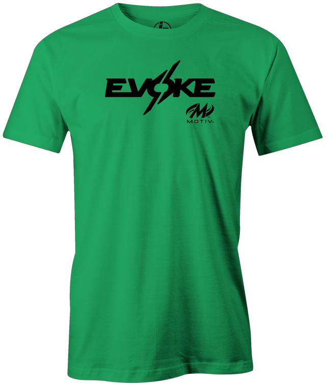 motiv-evoke-bowling ball logo tee shirt bowler tshirt 