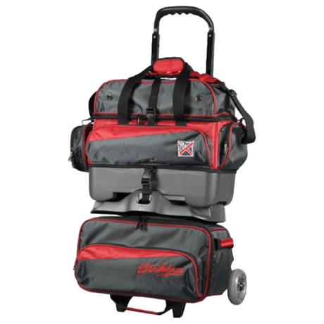 KR Strikeforce Konvoy Red Smoke 4 Ball Roller Bag