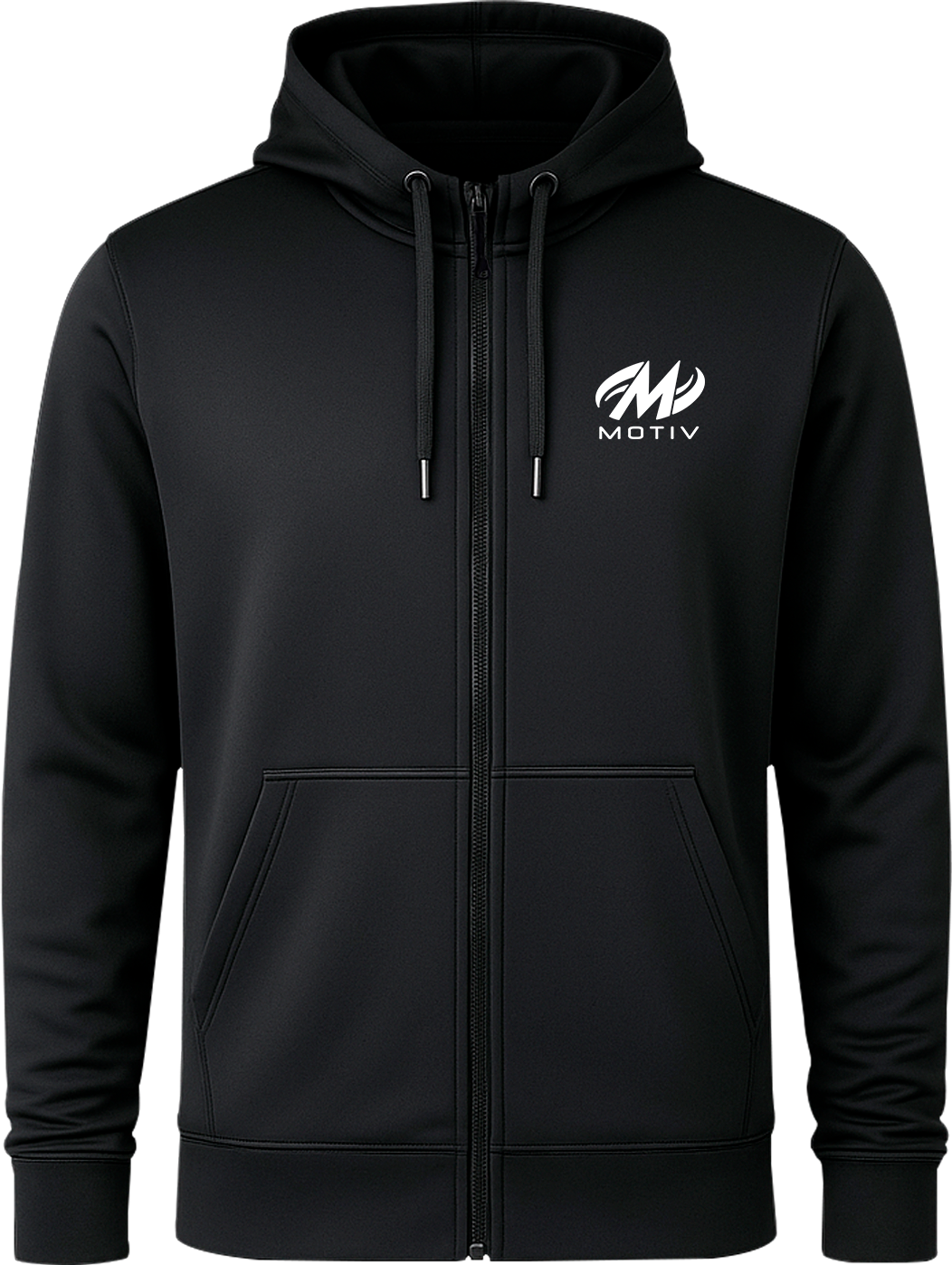 Motiv White Full Zip Hoodie
