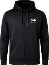 Motiv White Full Zip Hoodie