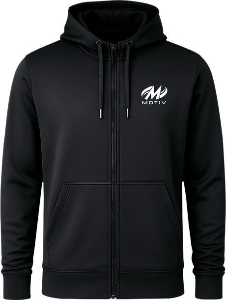 Motiv White Full Zip Hoodie