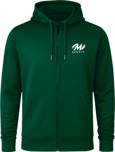 Motiv White Full Zip Hoodie