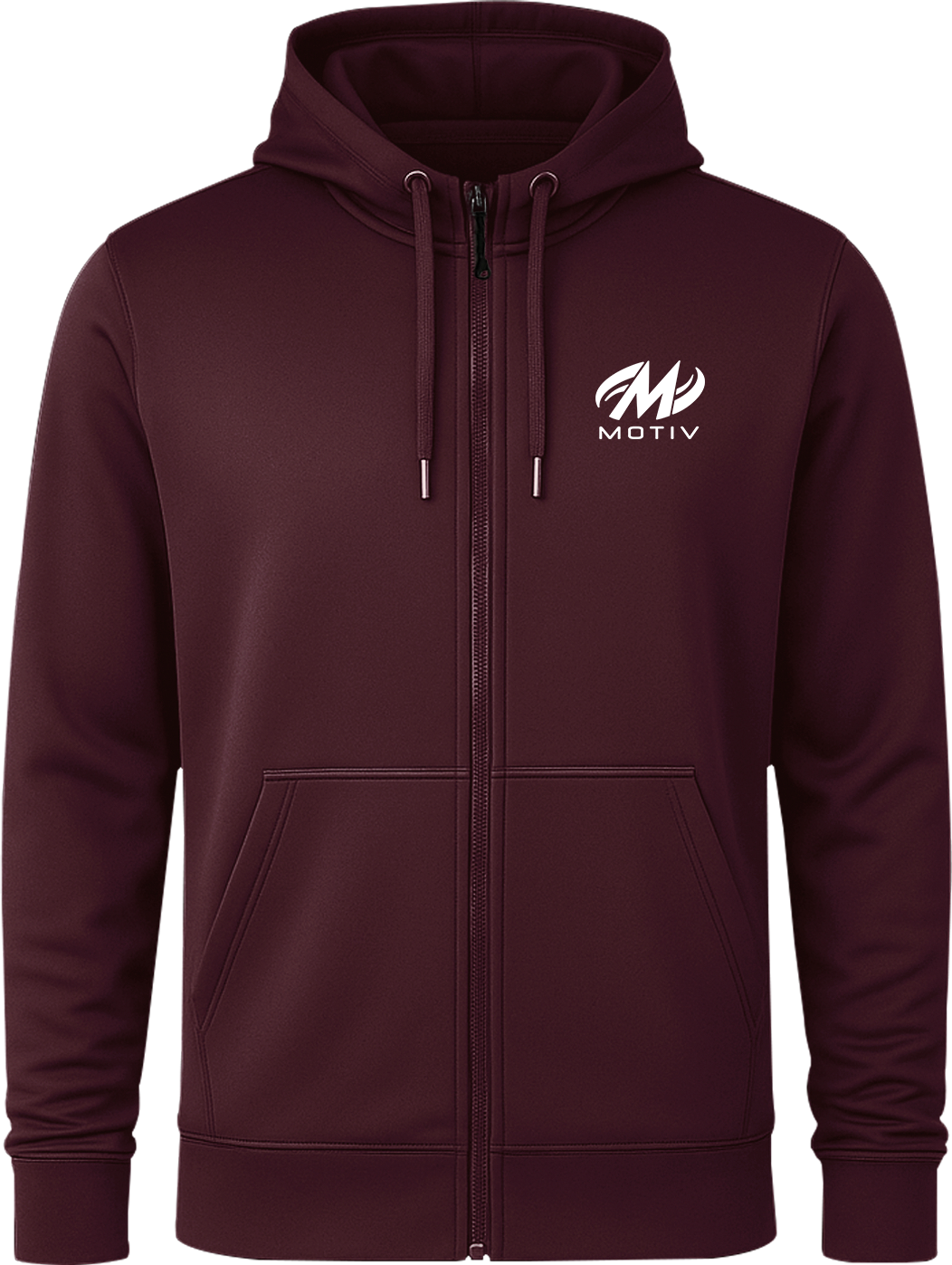 Motiv White Full Zip Hoodie