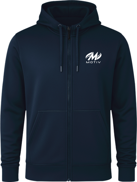 Motiv White Full Zip Hoodie
