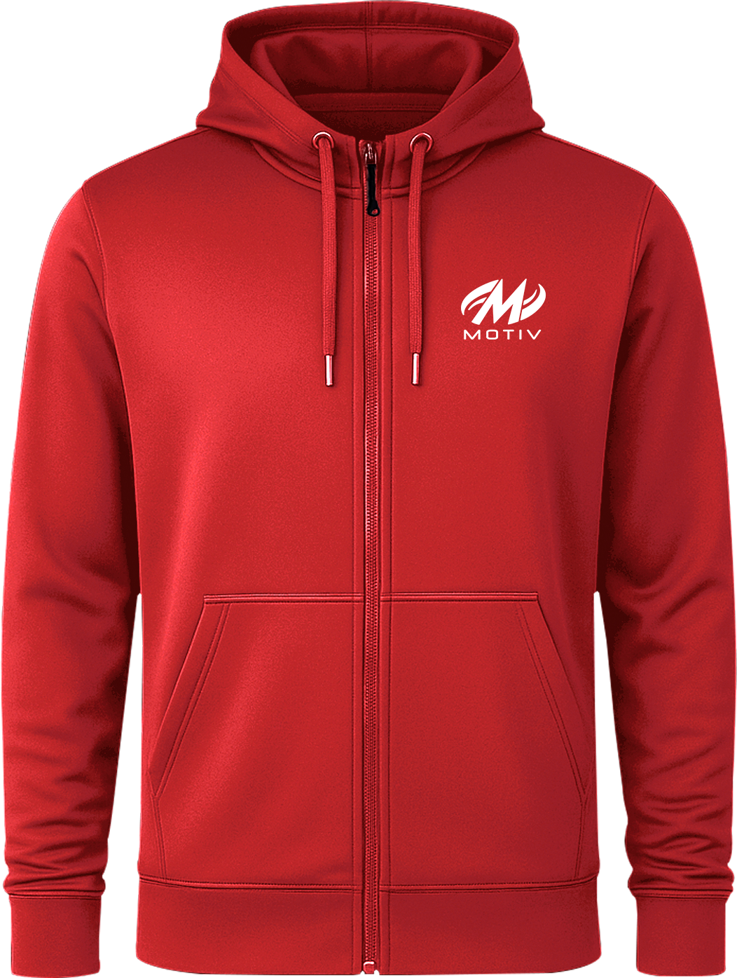 Motiv White Full Zip Hoodie