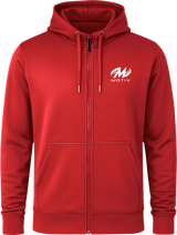 Motiv White Full Zip Hoodie