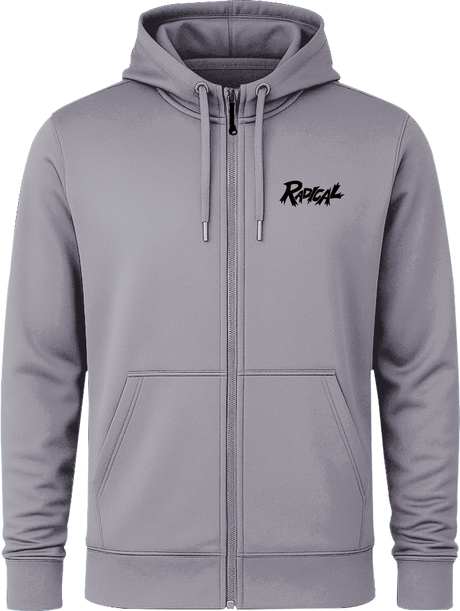 Radical Black Full Zip Hoodie