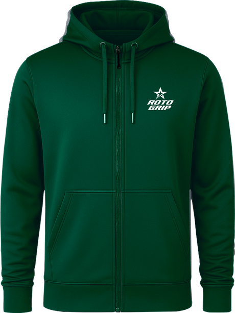 Roto Grip White Full Zip Hoodie
