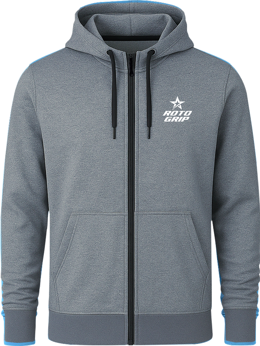 Roto Grip White Full Zip Hoodie