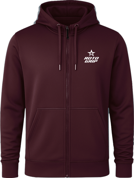 Roto Grip White Full Zip Hoodie