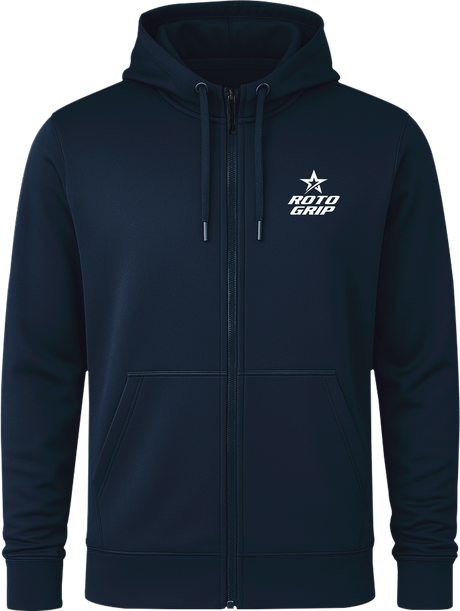Roto Grip White Full Zip Hoodie