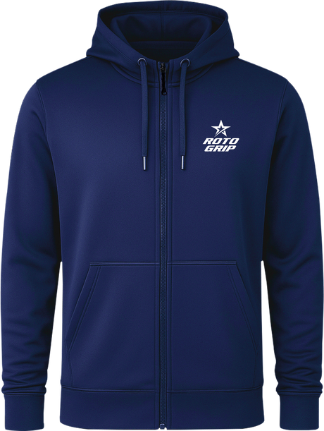 Roto Grip White Full Zip Hoodie