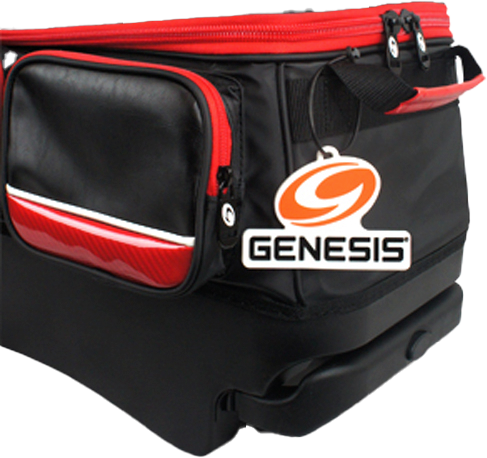 Genesis Carbon Triple Roller Black/Red