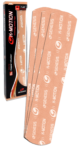 Copy of Genesis K-Motion Tape Precut Beige (20/pk)