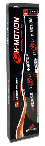 Genesis K-Motion Tape Precut Black (20/pk)