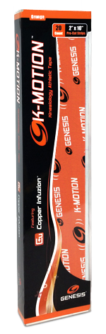 Genesis K-Motion Tape Precut Orange (20/pk)