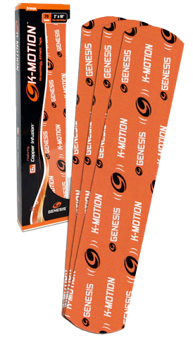 Genesis K-Motion Tape Precut Orange (20/pk)