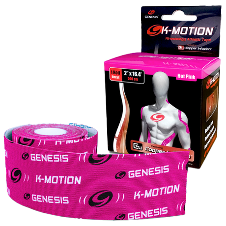 Genesis K-Motion Tape Roll Hot Pink