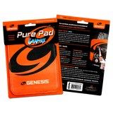 Pure Pad Grafix Buffalo Leather Ball Wipe Orange G Logo Made of durable all natural genuine Buffalo Leather, the heavy nap of the Pure Pad™ will effortlessly absorb dirt and oil better than any micro fiber towel or shammy ever could. It’s been specifically sized to fit in the palm of your hand, so right away you’ll notice the texture and feel the difference in weight. Every time you use it, you’ll be reminded that this isn’t just another ordinary bowling towel.